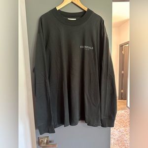 Essentials FOG black long sleeve tee